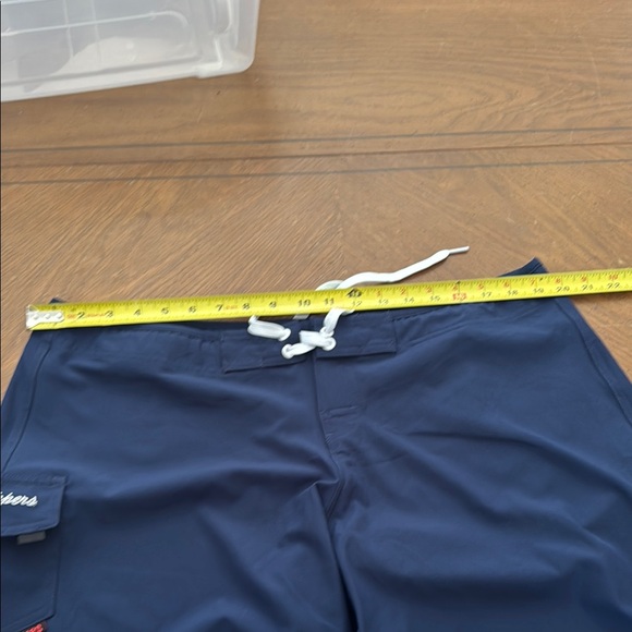 Maui Rippers Navy Swim Cargo Pocket Board Shorts size 16 9” inseam NWOT - Picture 8 of 11